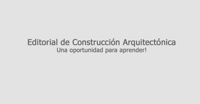 editorial de construccion arquitectonica