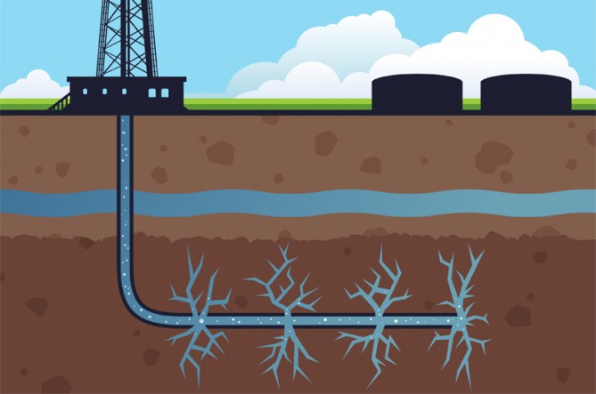 Fracking reduce el valor de los bienes