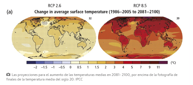 proyecciones aumento de temperatura planeta