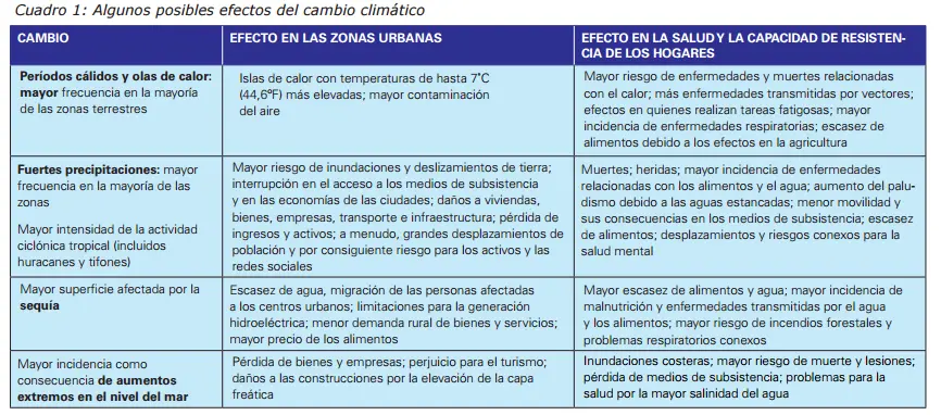 Como Afectara El Cambio Climatico A Las Ciudades