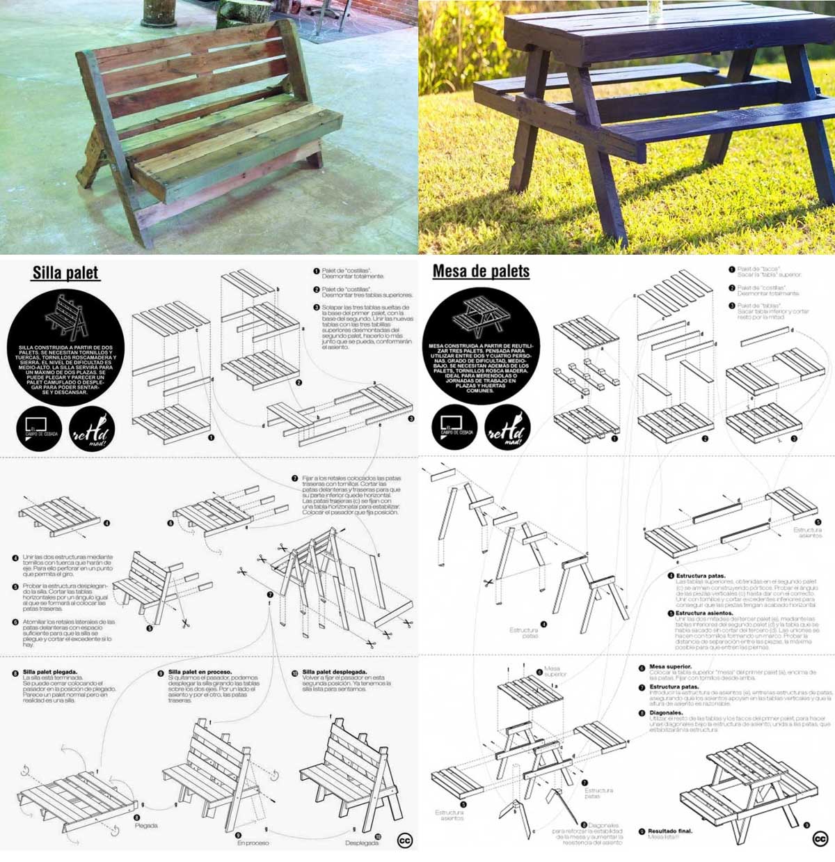 Muebles con palets reciclados algo más que una idea