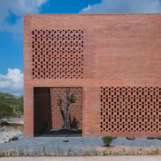 fachada de ladrillos caravista