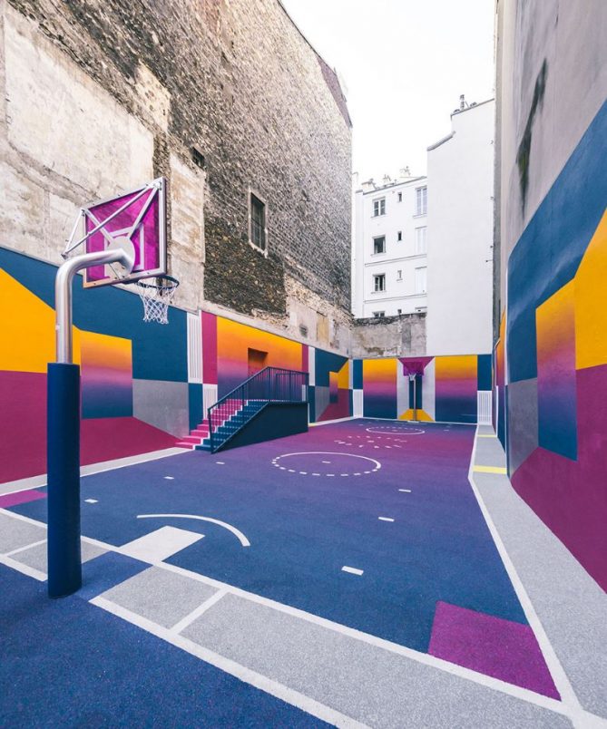 moda con baloncesto