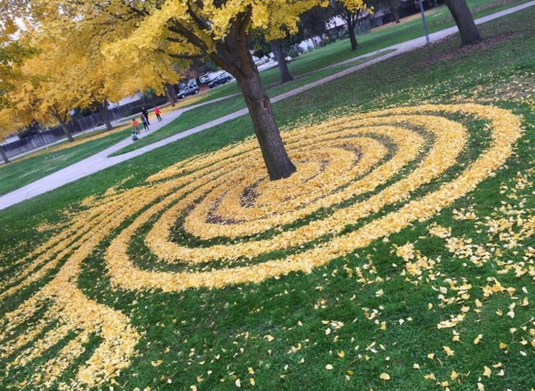 Utilizar el Land Art para transformar un parque con cero euros y paciencia