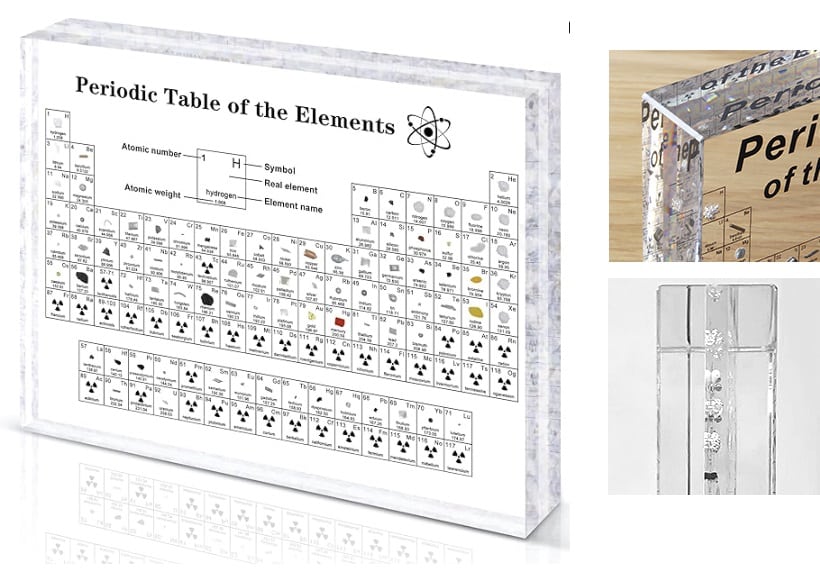 regalo tabla periódica de materiales