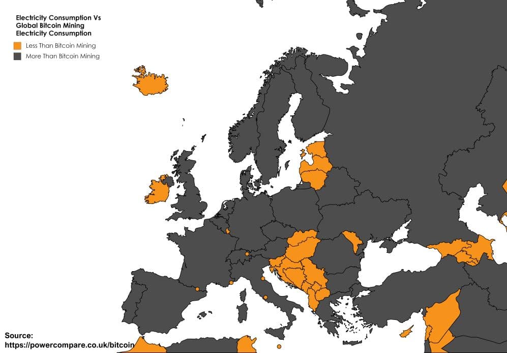 países de europa consumo bitcoin