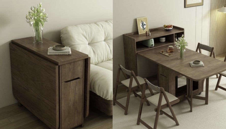 mesa innovadora multiusos y versátil