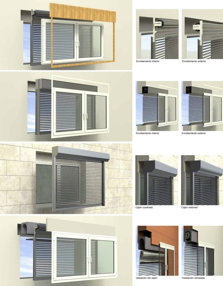 Persianas de exterior; Ventajas, tipos, materiales y cuál es la mejor