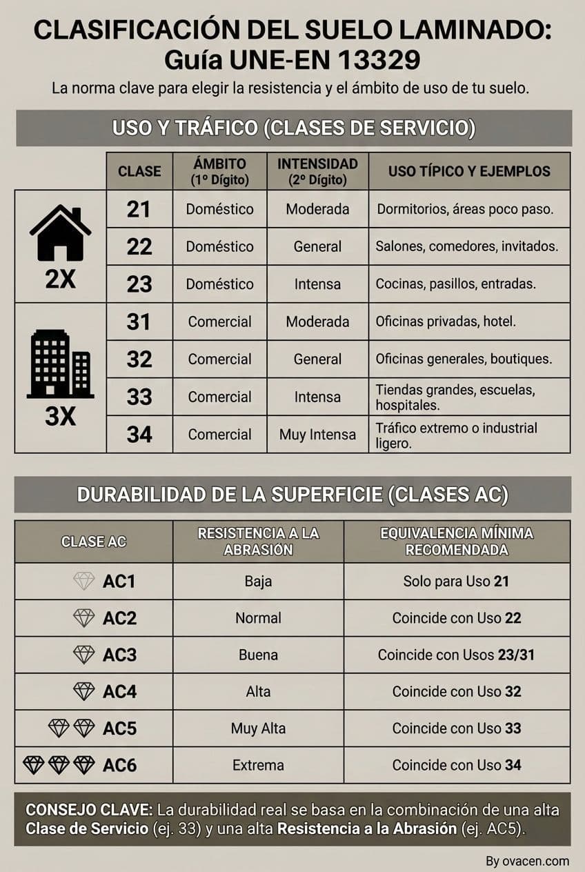 clasificación de suelos laminados