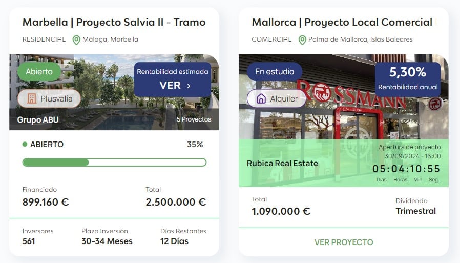 nuevos negocios de construcción