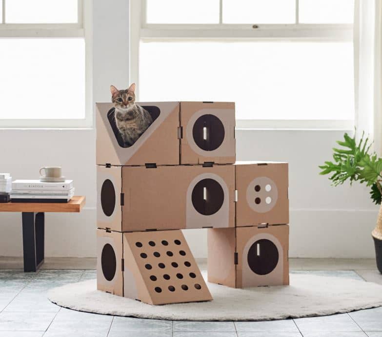 Castillo para gatos online de carton