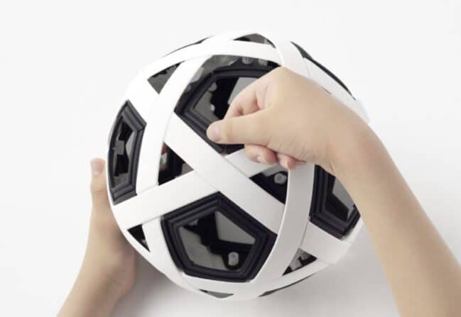 El balón de fútbol por piezas y no hinchable para países en desarrollo