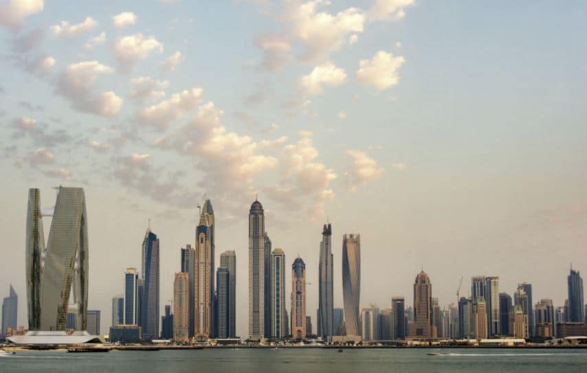 rascacielos ciudad Dubái