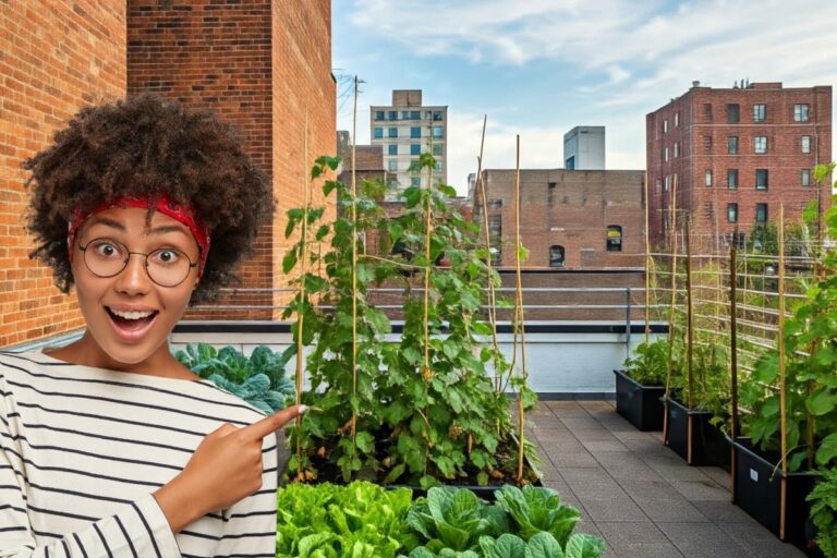 urban garden at home and terrace