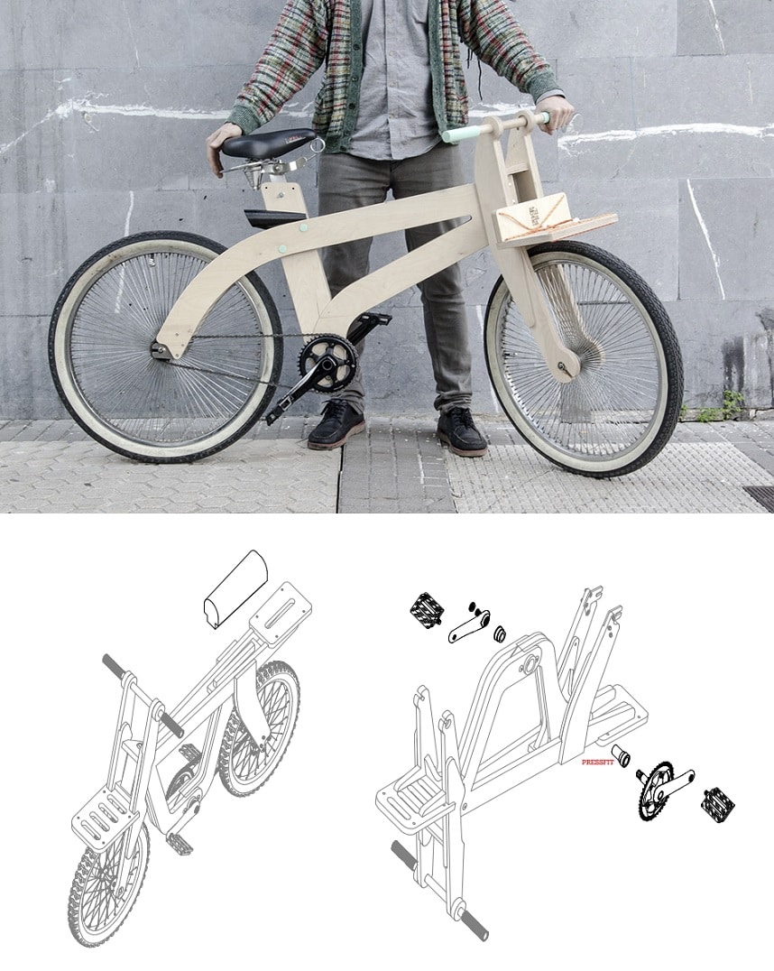 filete Alrededor cristiandad Bicicletas madera: Descarga los planos, corta y monta | OVACEN