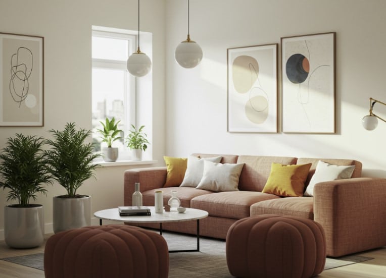decorar con plantas espacios casa pequeños