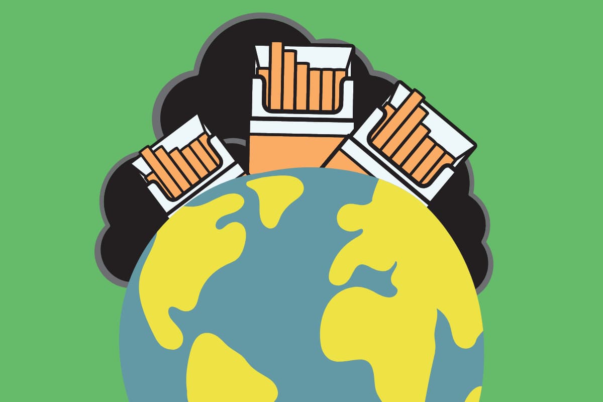 impacto medio ambiente con el tabaco