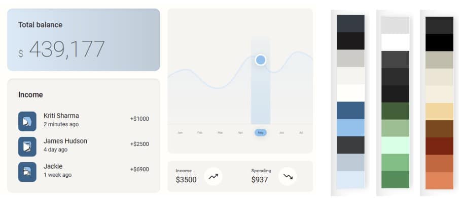 color en la creación del diseño UI