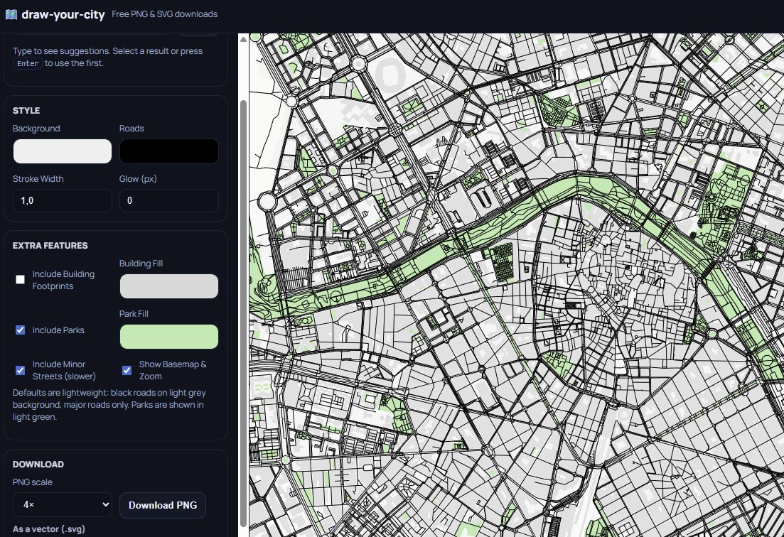 mapas personalizados de ciudades