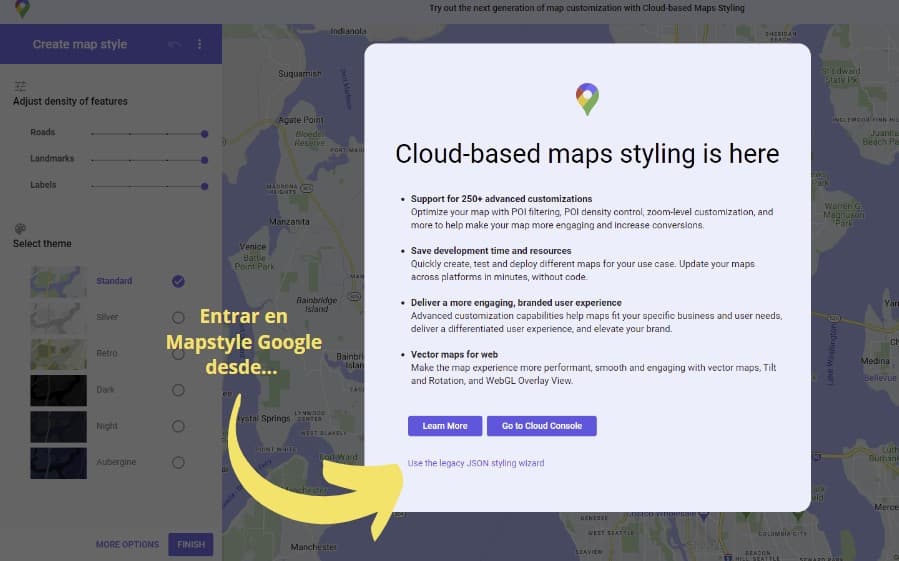 mapas personalizados con Google