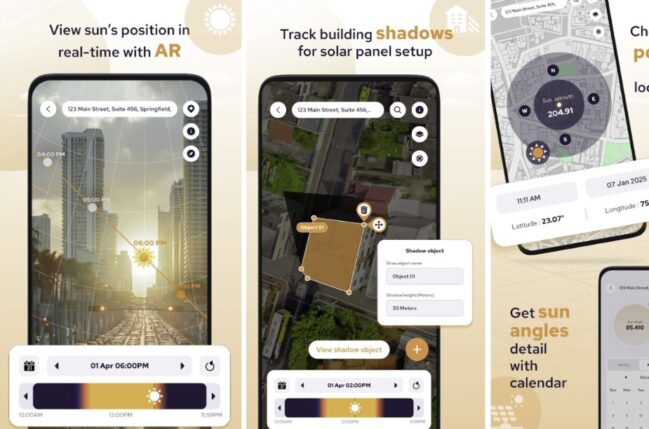 How much sun and shade your house will have. Top shadow map!