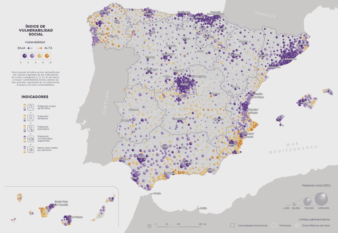 mapa vulnerabilidad social España