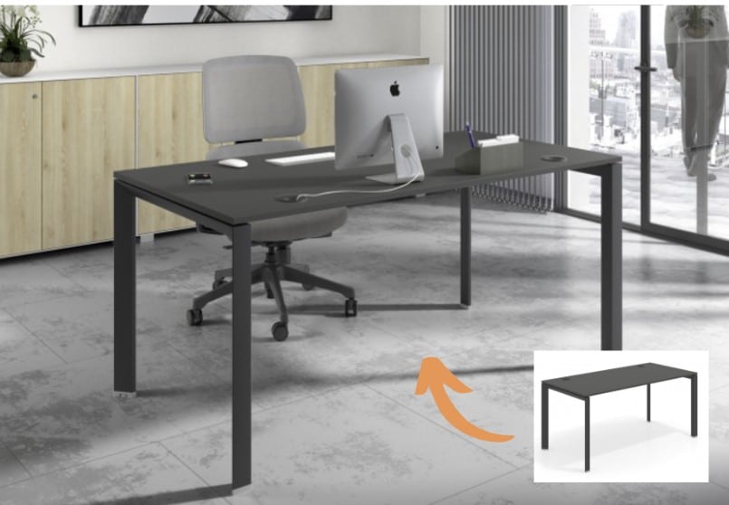mesa de oficina minimalista