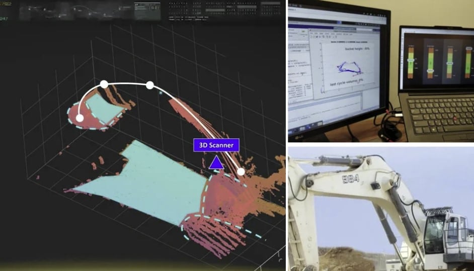 tecnología de excavación con inteligencia artificial