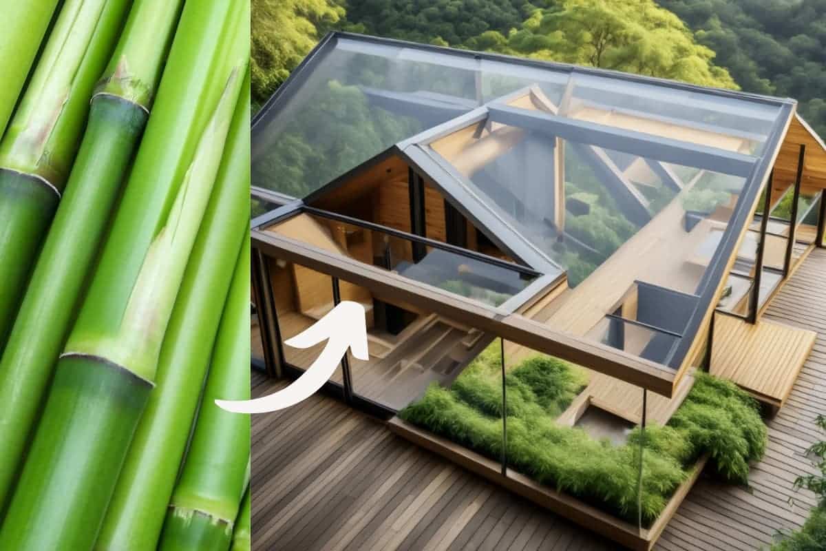 Nuevo material bambú transparente