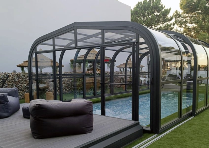 cubiertas piscinas con diseño de lujo