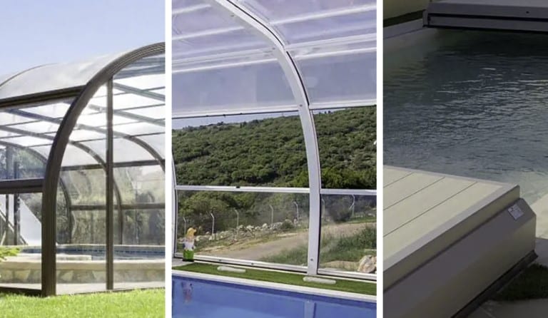 materiales para cubiertas de piscinas