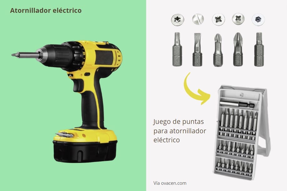 herramienta atornillador eléctrico para la vivienda