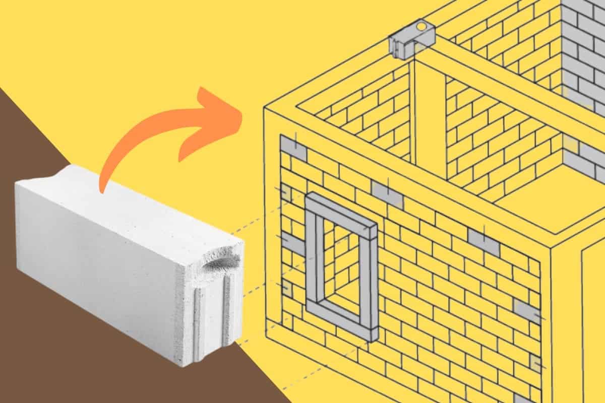 bloques de hormigón celular para construcción y obra