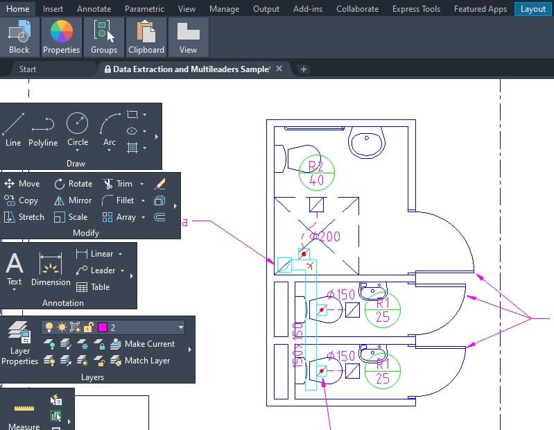 tipos planos en autocad