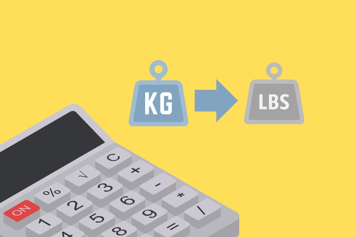 Calculator for kg to lbs Converter