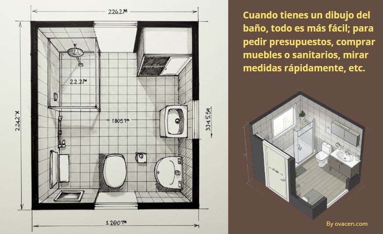 reforma baños muy pequeños y diminutos