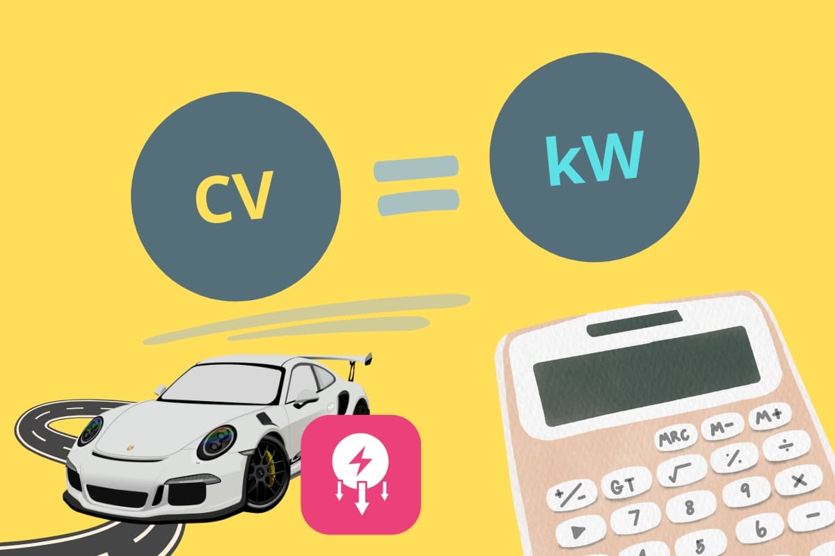 Conversión de cv a kw
