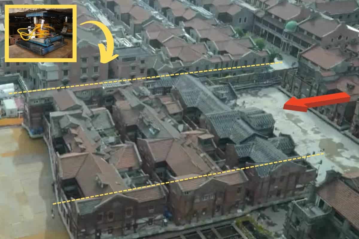tecnología robótica para trasladar edificios completos