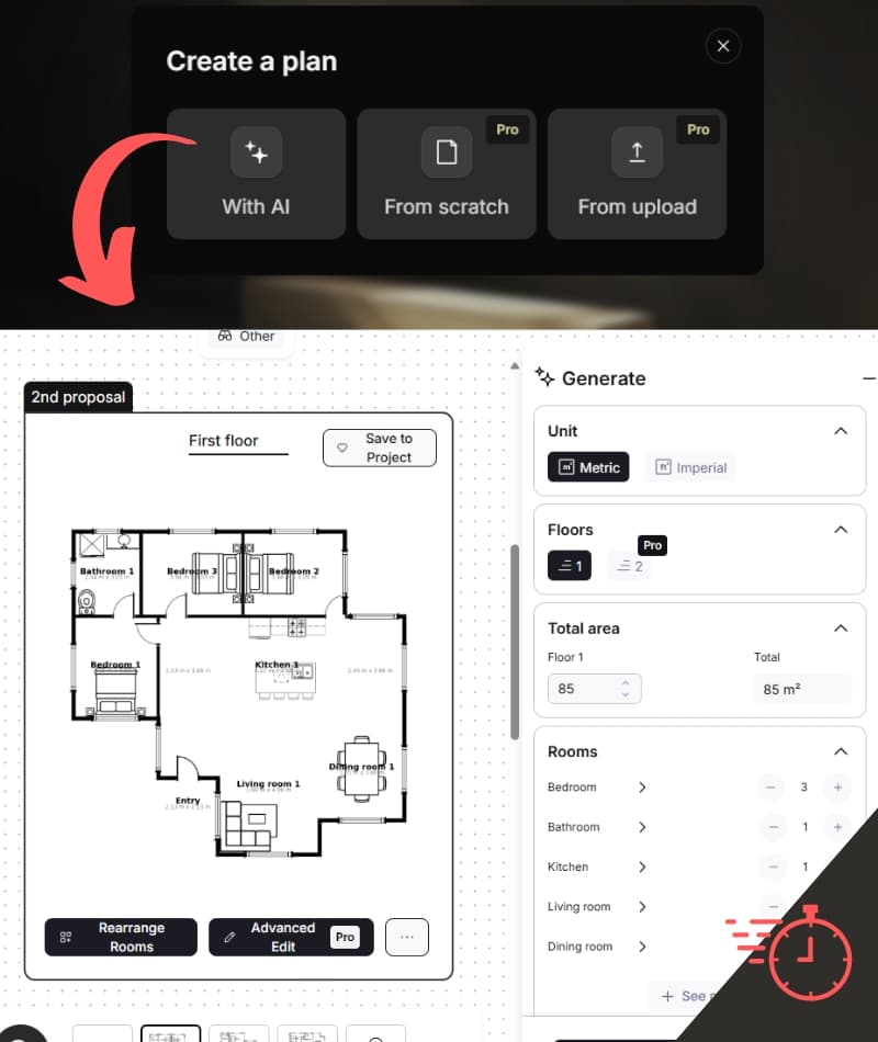 AI for making and creating house plans, top architecture tool