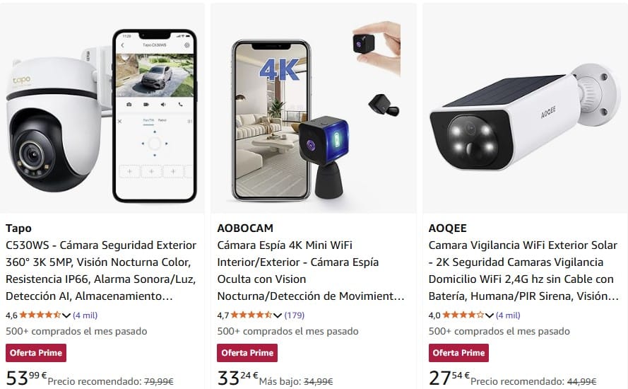 ofertas cámaras de seguridad para casa