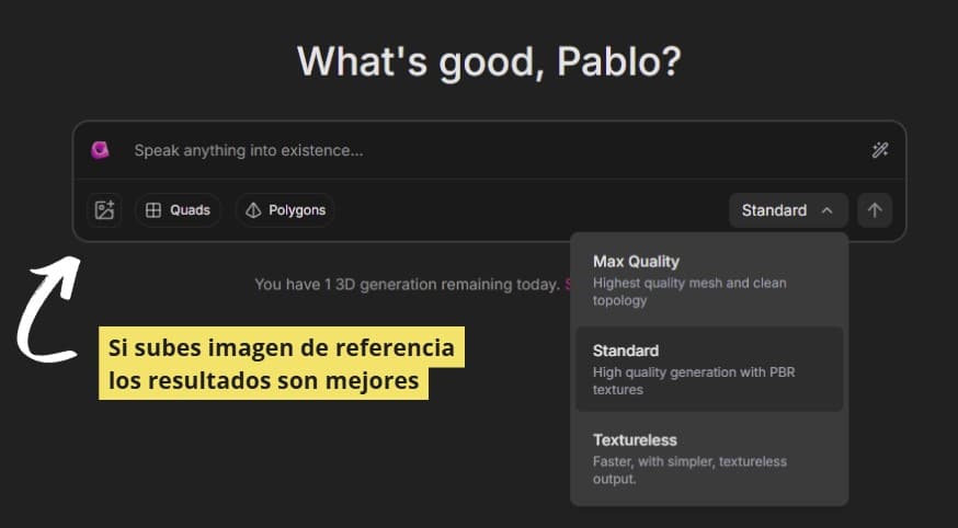 de texto a modelos 3d para autocad e impresión con IA