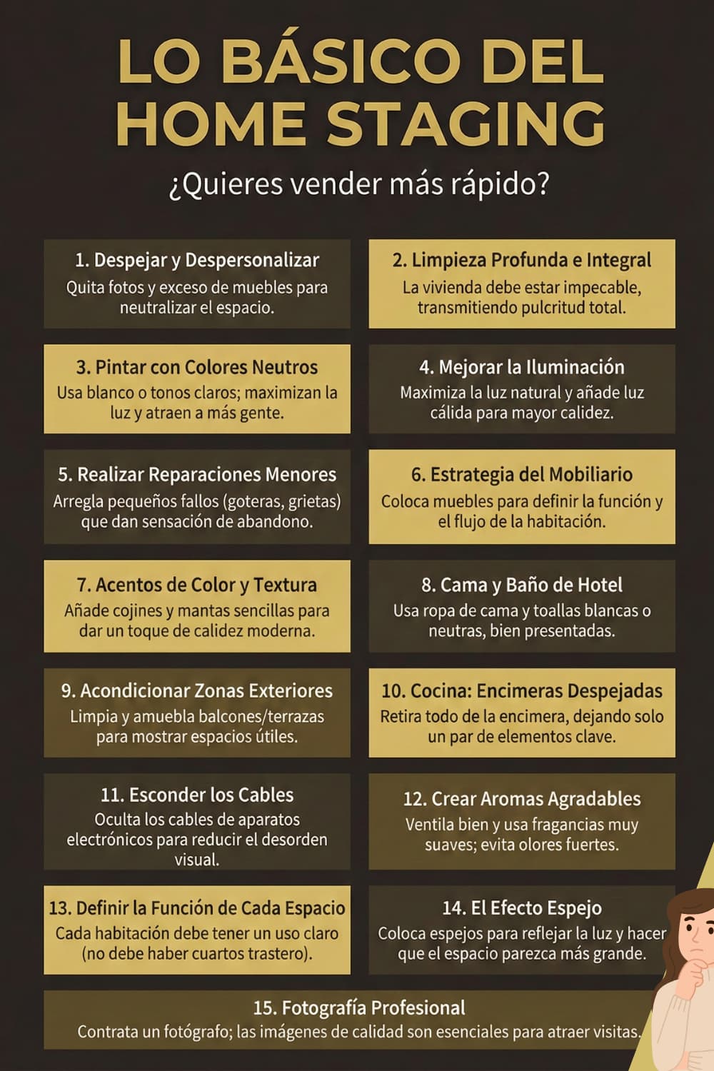 Home Staging y técnicas de marketing inmobiliario