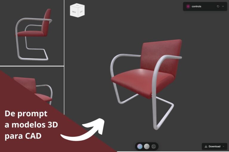 Software IA crear modelos 3d autocad
