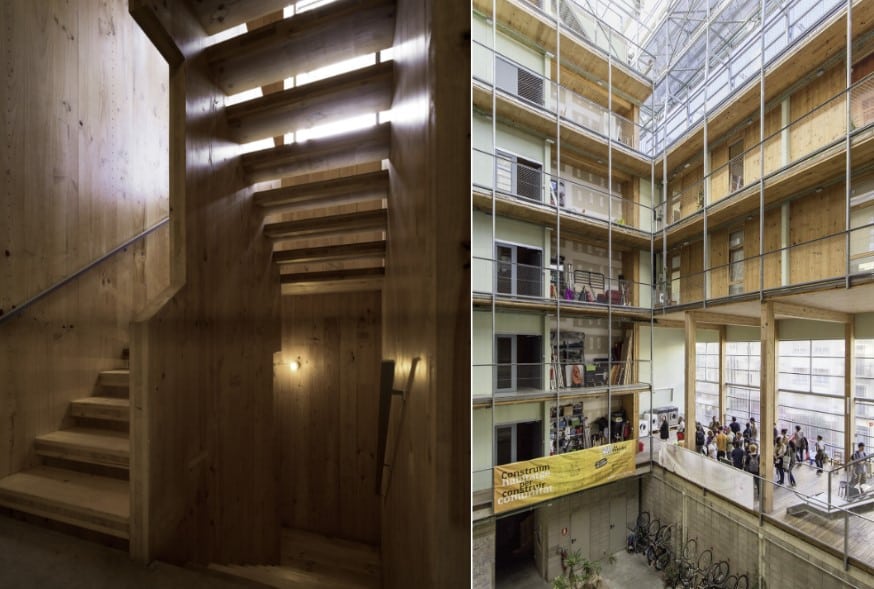 ejemplo construcción edificio madera contralaminada clt