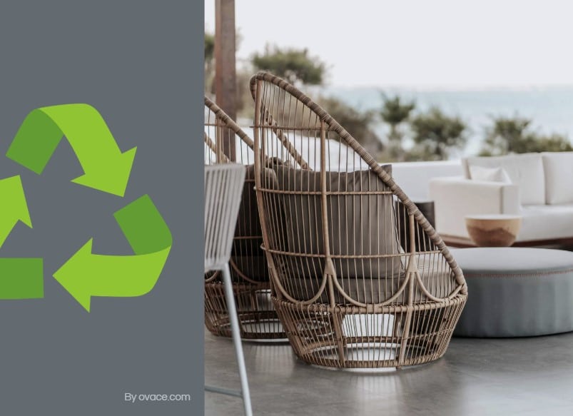 muebles sostenibles con diseño de lujo