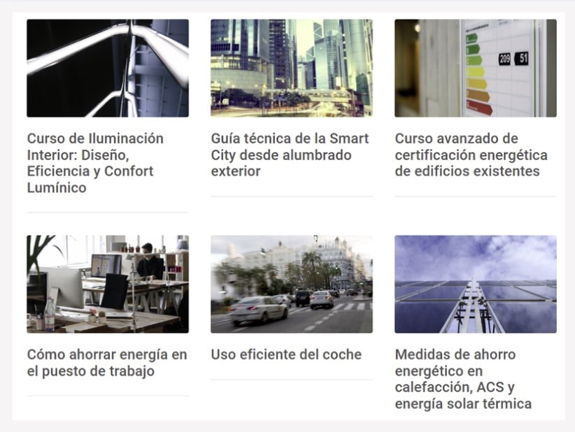 curso online eficiencia energética: Calefacción, climatización, iluminación, instalaciones, etc