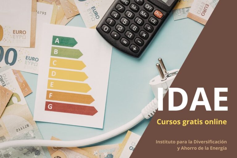 cursos online de eficiencia energetica impartidos por el IDAE