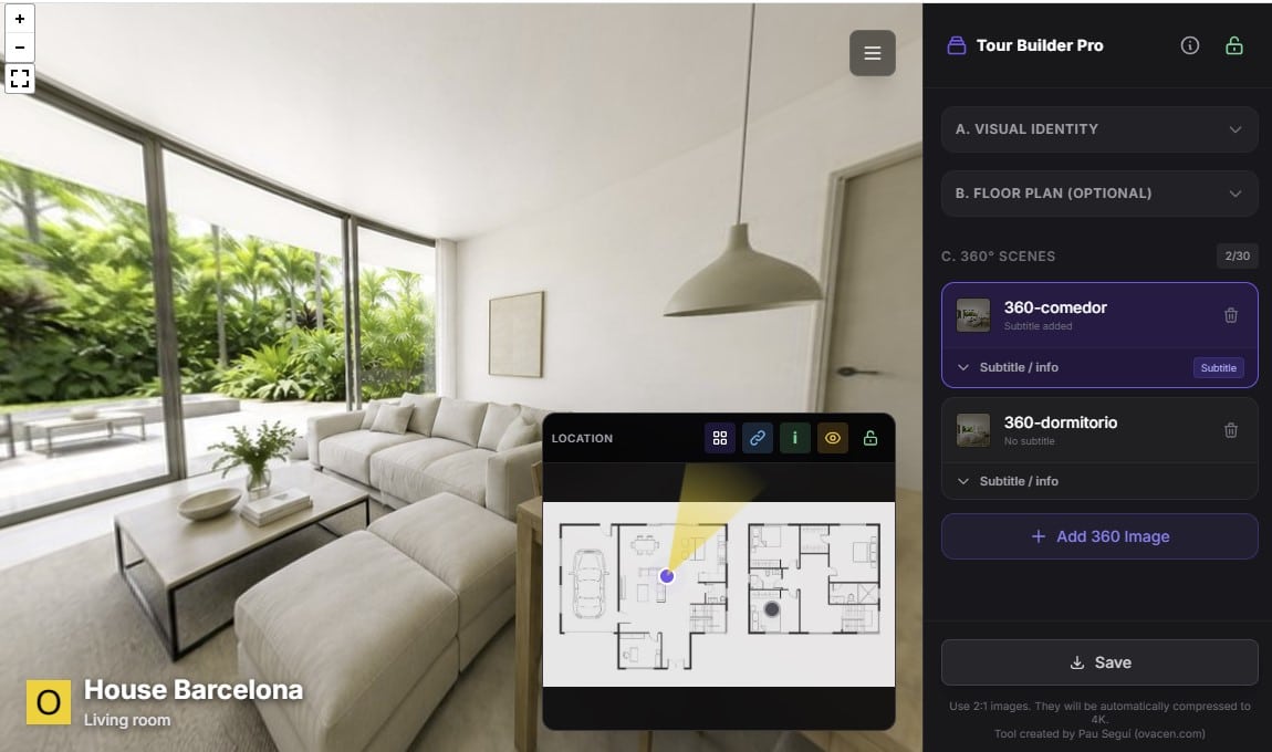 program to create free online virtual tours