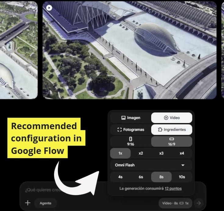 aerial flights with google flow