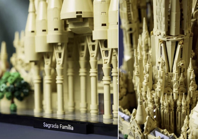lego bricks sagrada familia